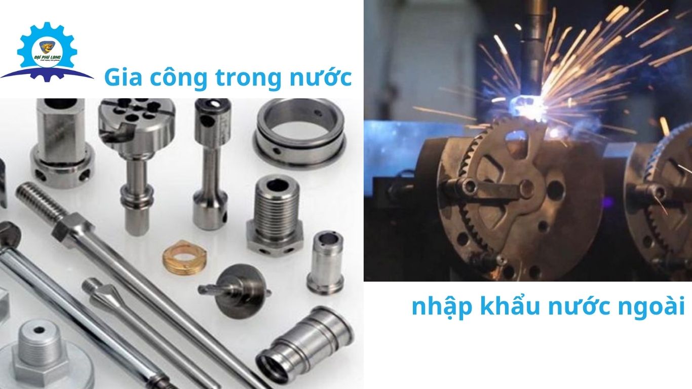 Sản phẩm gia công trong nước và nhập khẩu nước ngoài